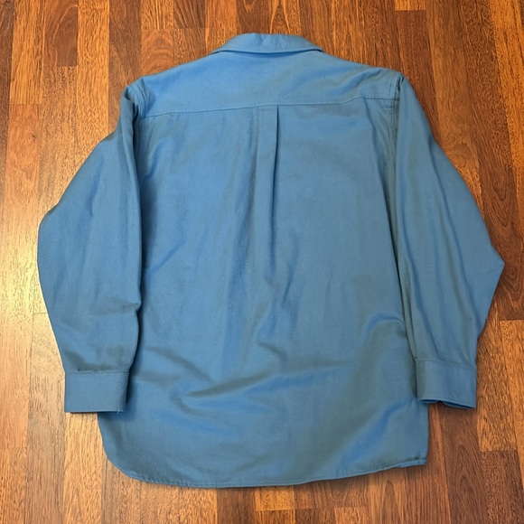 LL Bean Heavyweight Blue Outdoors Men’s Retro Shirt Jacket Size Large - Picture 4 of 5